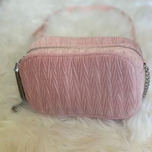 ASOS Pink Velvet Crossbody